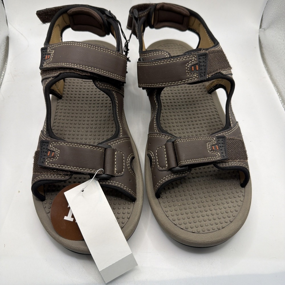 Khombu Men's Full Cushion Footbed Strap Sandal Size 11